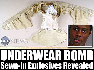 remnants of underwear bomb